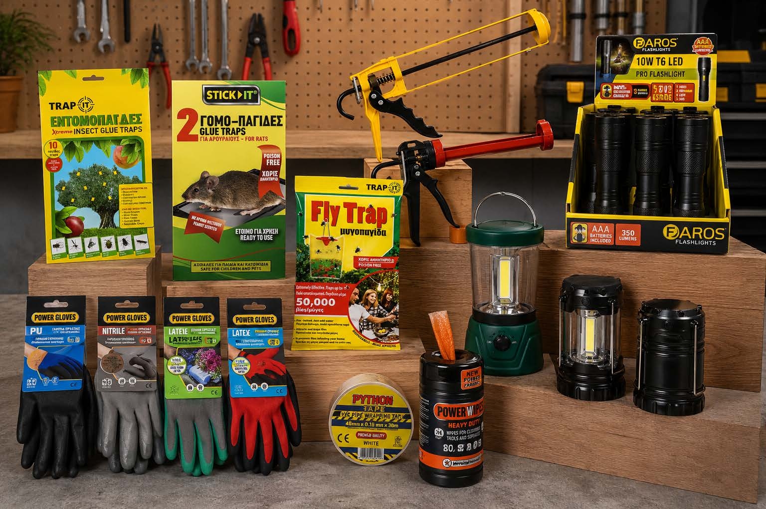 DIY and hardware product range
